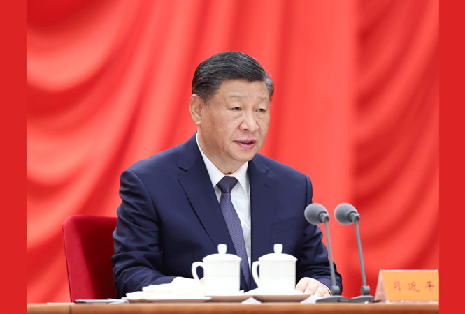 習(xí)近平在二十屆中央紀(jì)委三次全會上發(fā)表重要講話強(qiáng)調(diào) 深入推進(jìn)黨的自我革命 堅(jiān)決打贏反腐敗斗爭攻堅(jiān)戰(zhàn)持久戰(zhàn)　